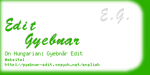 edit gyebnar business card